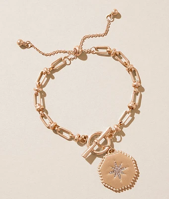 boutique by BKE Starburst Charm Bracelet