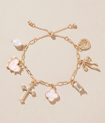 boutique by BKE Glitz Charm Bracelet