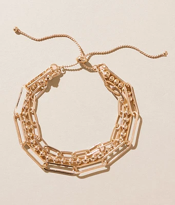 boutique by BKE Mixed Chain Bracelet