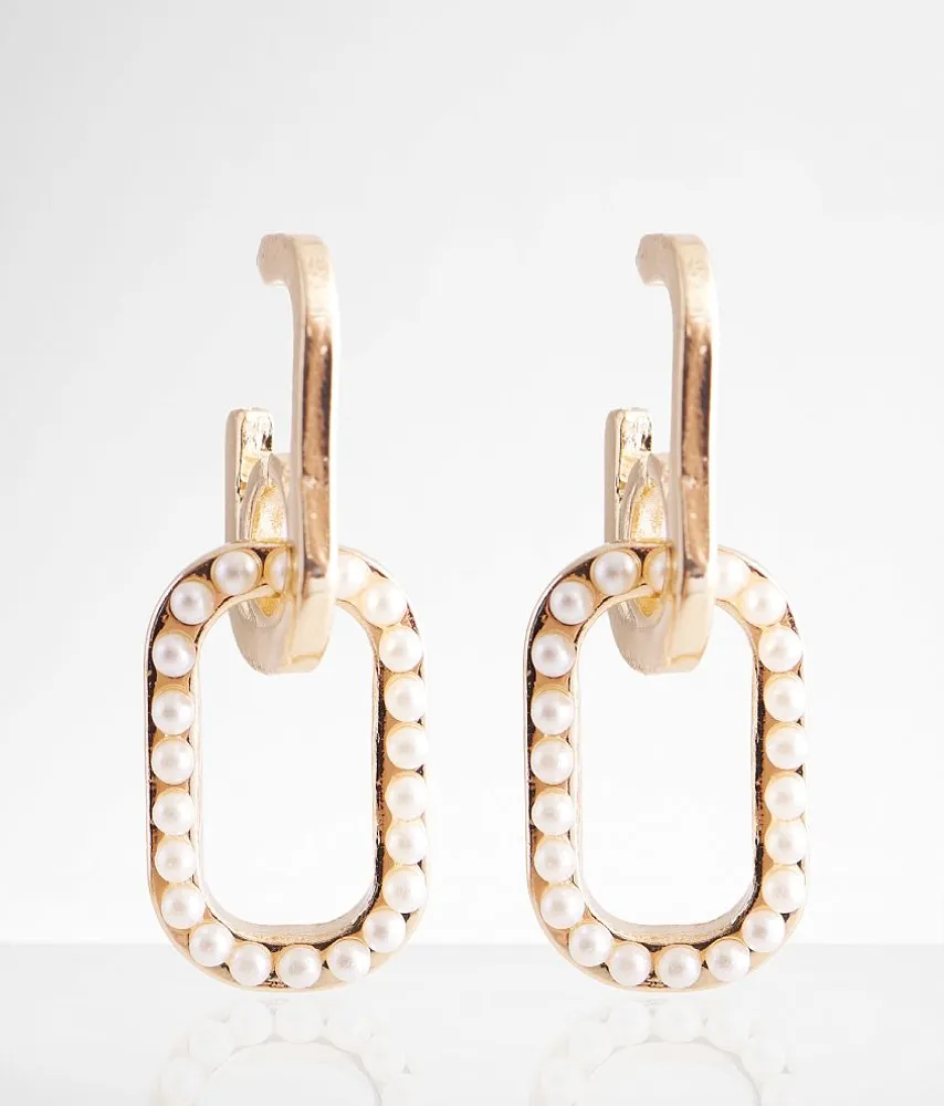 boutique by BKE Faux Pearl Linked Earring