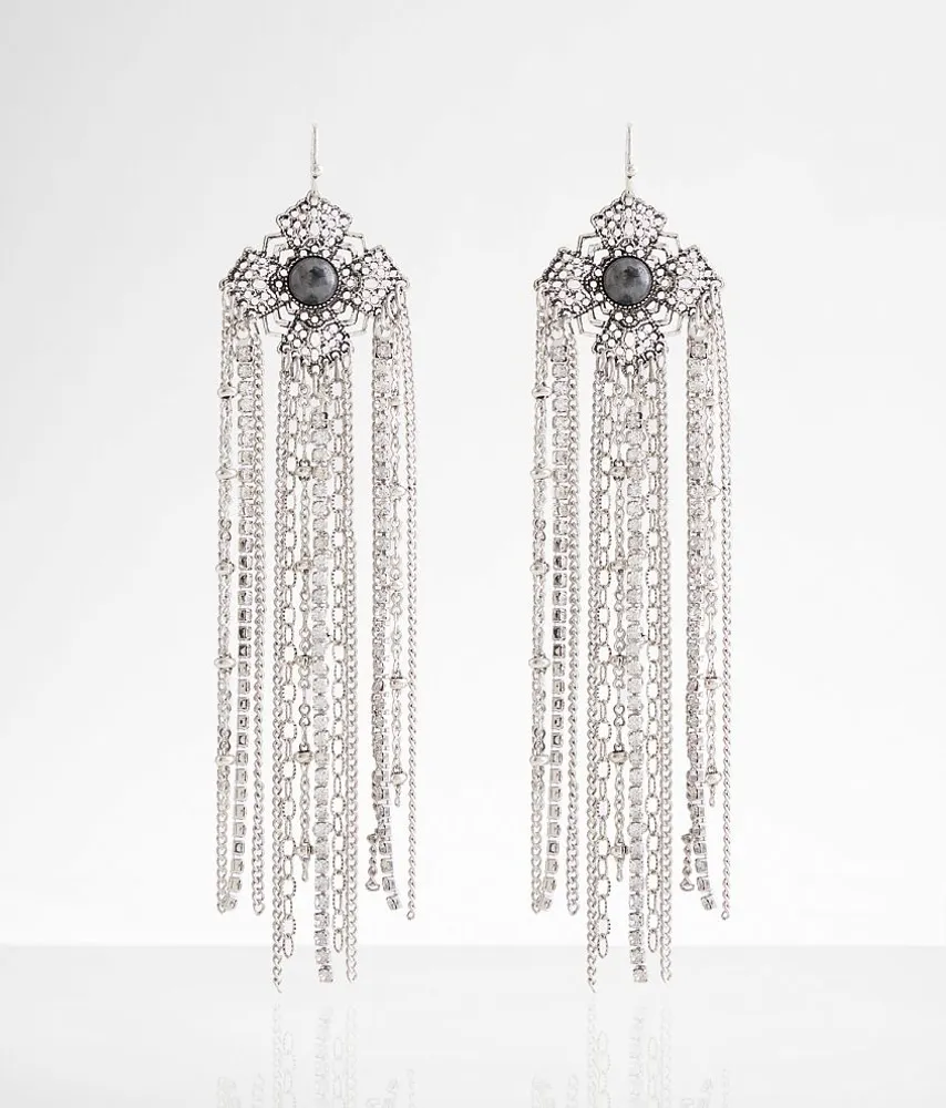 Glitz Chain Fringe Earring