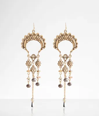 boutique by BKE Beaded Fringe Earring
