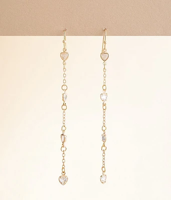 boutique by BKE Heart Drop Earring