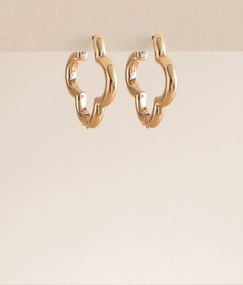 boutique by BKE Clover Hoop Earring