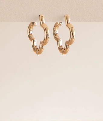 boutique by BKE Clover Hoop Earring
