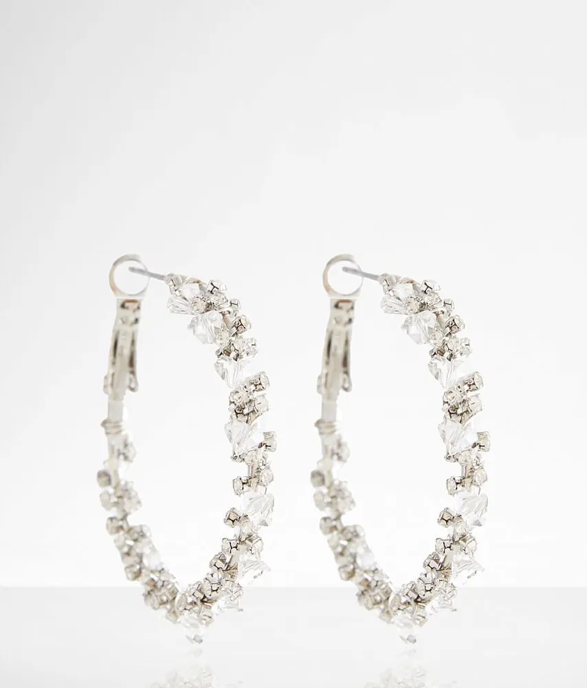 Glitz Hoop Earring
