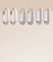 boutique by BKE 3 Pack Hoop Earring Set