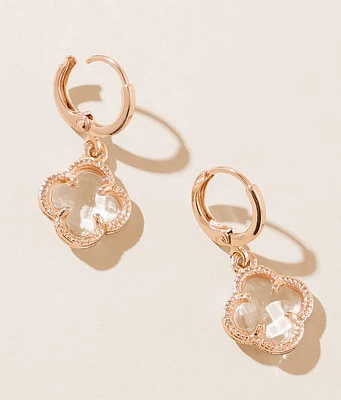 boutique by BKE Clover Hoop Earring