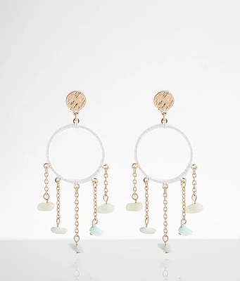 boutique by BKE Stone Fringe Earring