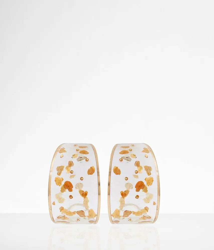 boutique by BKE Foiled Hoop Earring