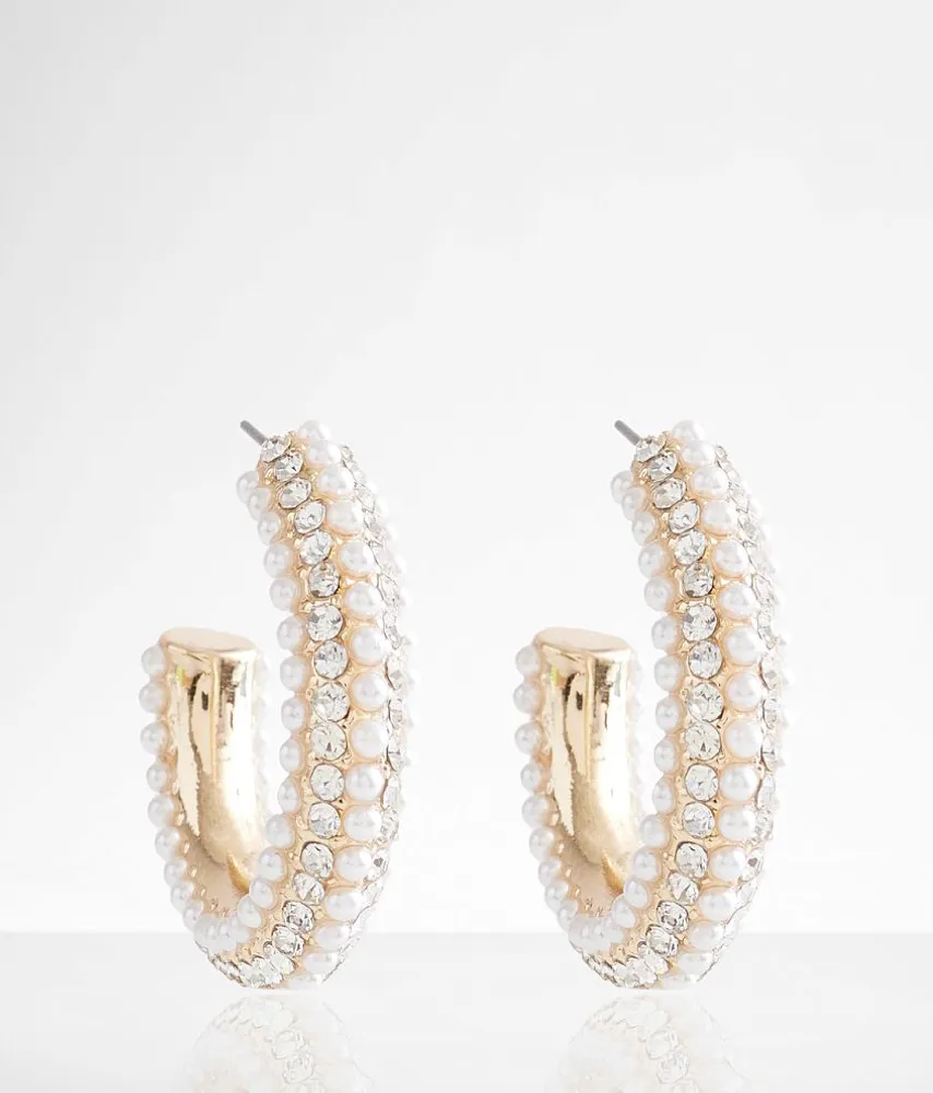 Glitz Hoop Earring