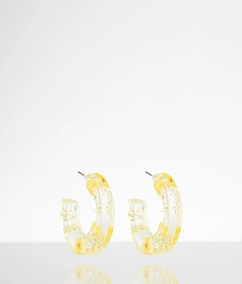 boutique by BKE Floral Resin Earring