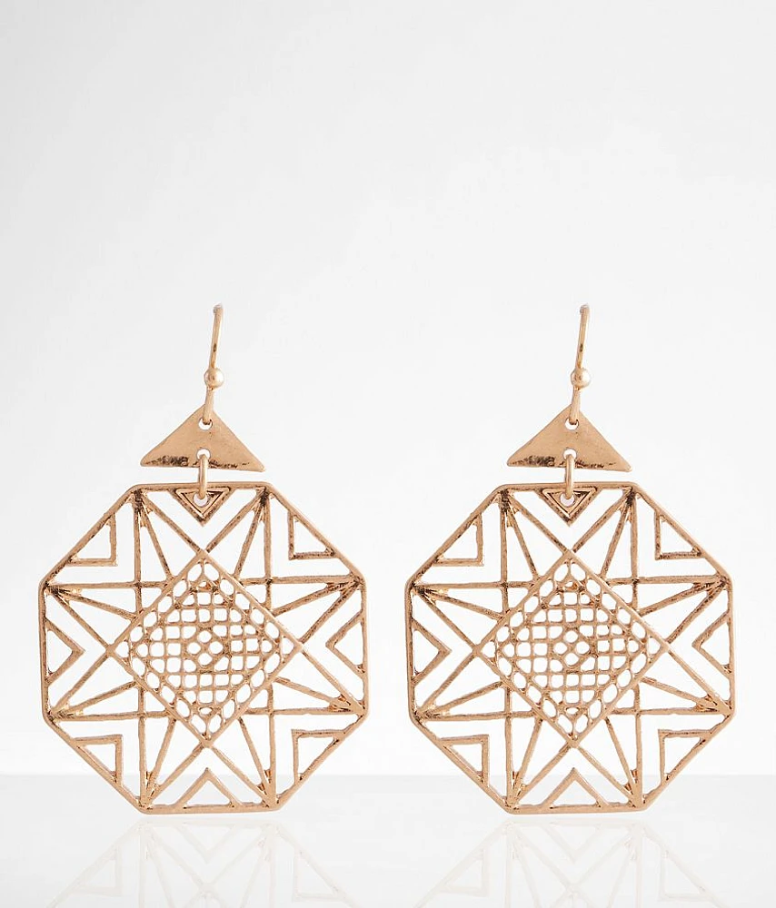 Filigree Drop Earring