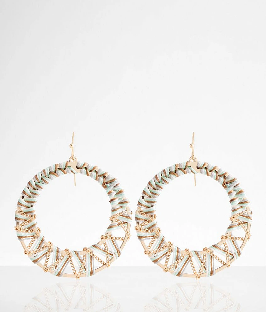 Hoop Drop Earring