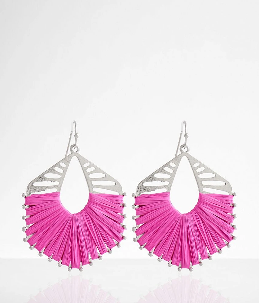 boutique by BKE Thread Wrapped Drop Earring