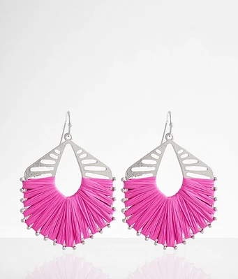 boutique by BKE Thread Wrapped Drop Earring