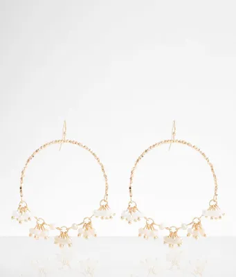 boutique by BKE Beaded Cluster Drop Earring