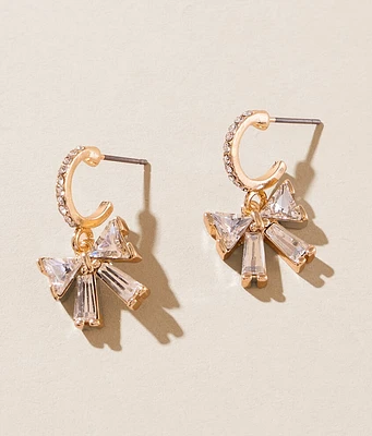 boutique by BKE Glitz Bow Earring