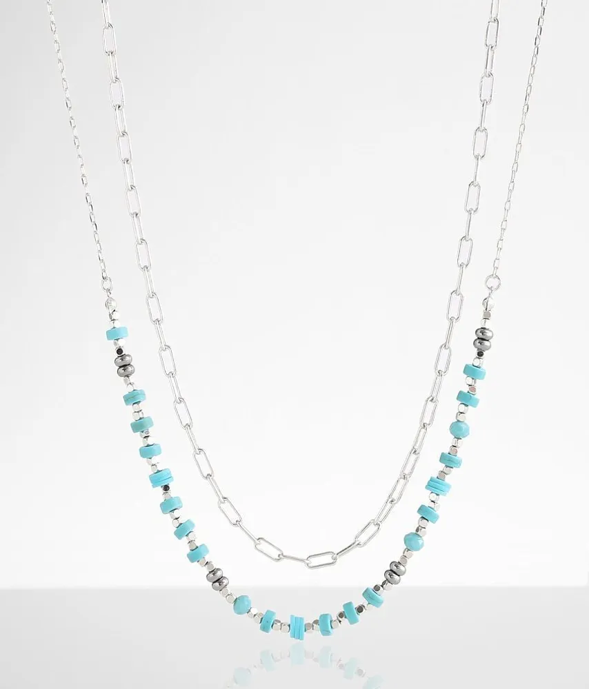 boutique by BKE 2 Pack Beaded Necklace Set