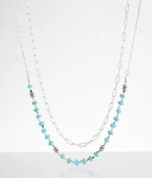 boutique by BKE 2 Pack Beaded Necklace Set