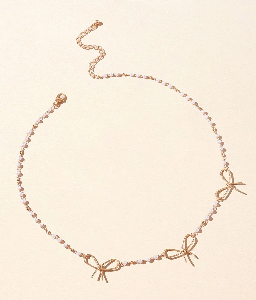 Bow Necklace
