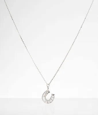 boutique by BKE Glitz Horseshoe Necklace