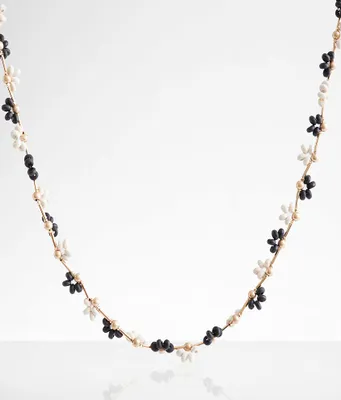 boutique by BKE Flower Bead Necklace