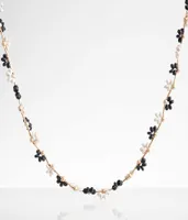 boutique by BKE Flower Bead Necklace