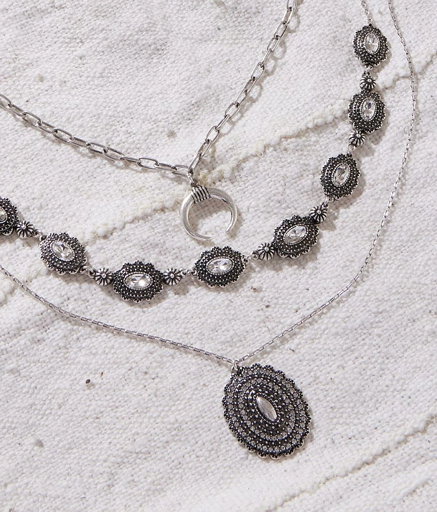 3 Pack Western Necklace Set