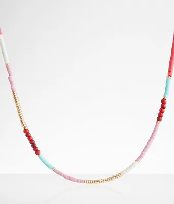 boutique by BKE Disc Bead Necklace