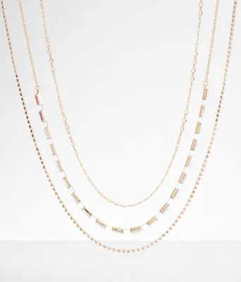 boutique by BKE 3 Pack Tiered Necklace Set