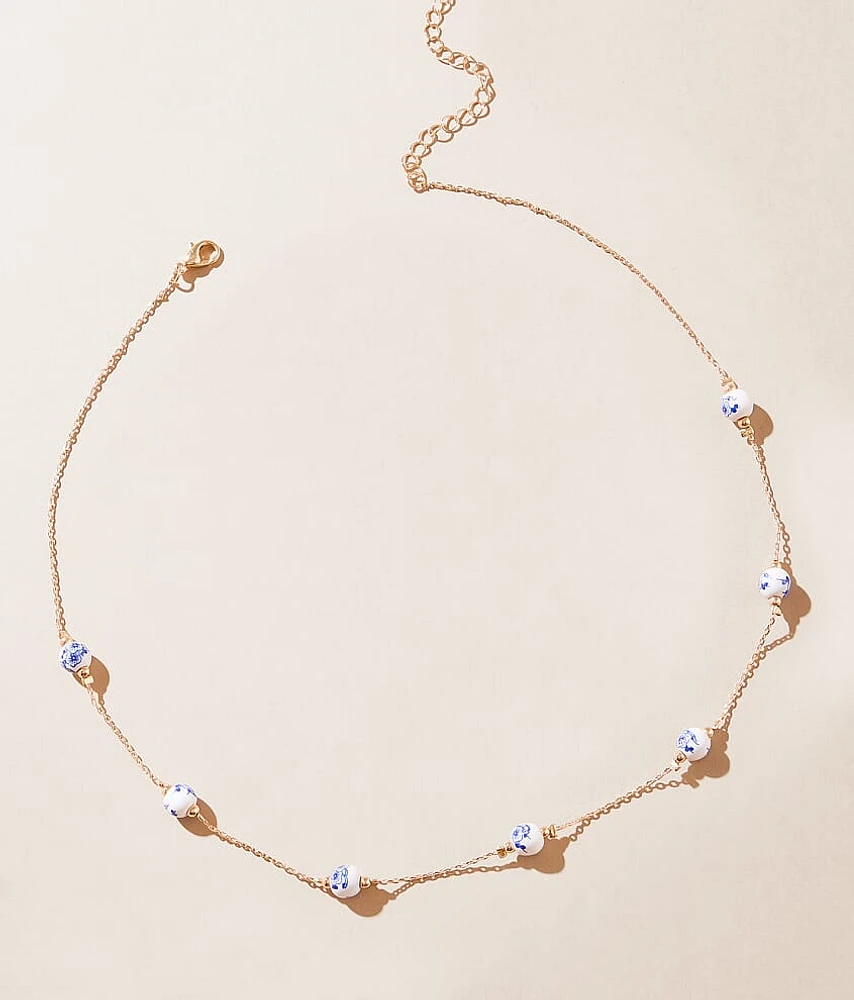 boutique by BKE Floral Bead Necklace