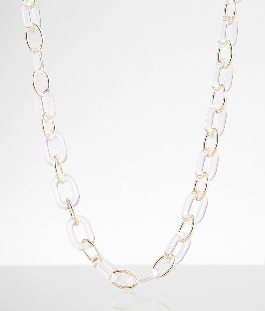 Lucite Chain Necklace