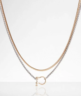 boutique by BKE 2 Pack Mixed Necklace Set