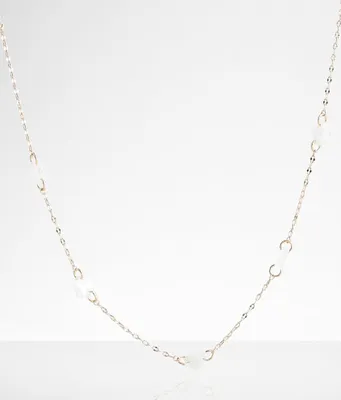 boutique by BKE Resin Flower Necklace
