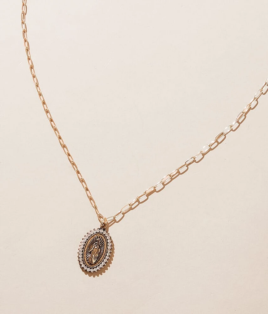 boutique by BKE Rhinestone Pendant Necklace
