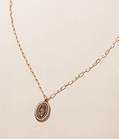 boutique by BKE Rhinestone Pendant Necklace