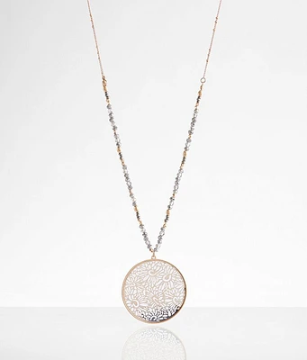 boutique by BKE Filigree Pendant Necklace