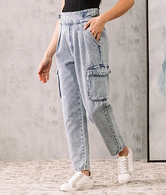 Signature 8 Ultra High Ankle Straight Cargo Jean