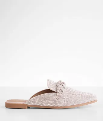 Madden Girl Classic Rhinestone Mule Shoe