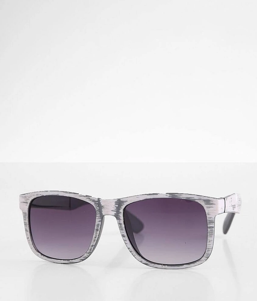BKE Faux Woodgrain Sunglasses