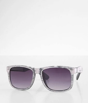 BKE Faux Woodgrain Sunglasses