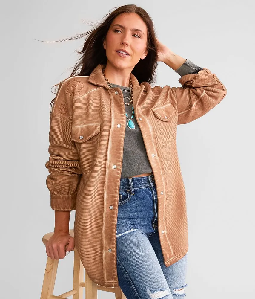 Textured Shacket