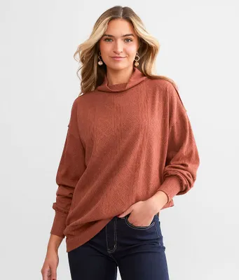 BKE Cowl Neck Knit Top