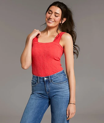 BKE core Floral Textured Top