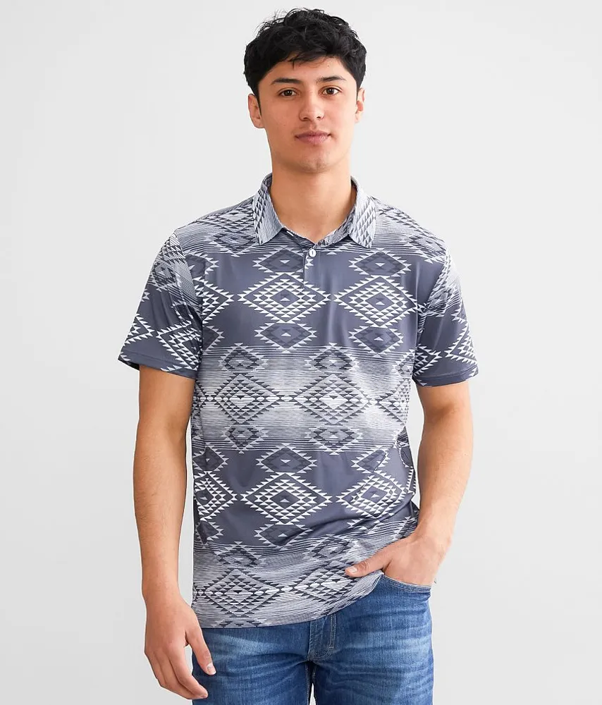 Southwestern Performance Stretch Polo
