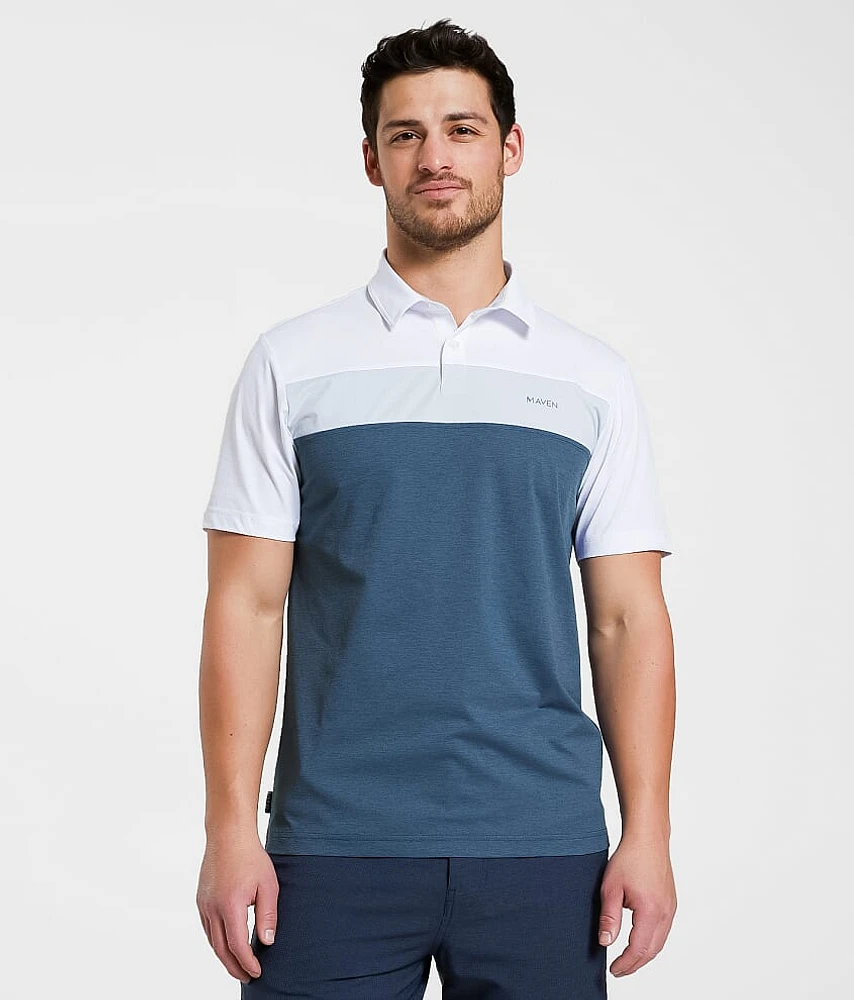 Club Color Block Performance Polo
