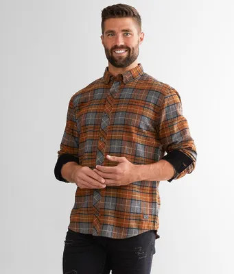 Outpost Makers Brushed Plaid Shirt