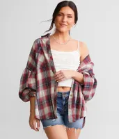 BKE Washed Plaid Shirt