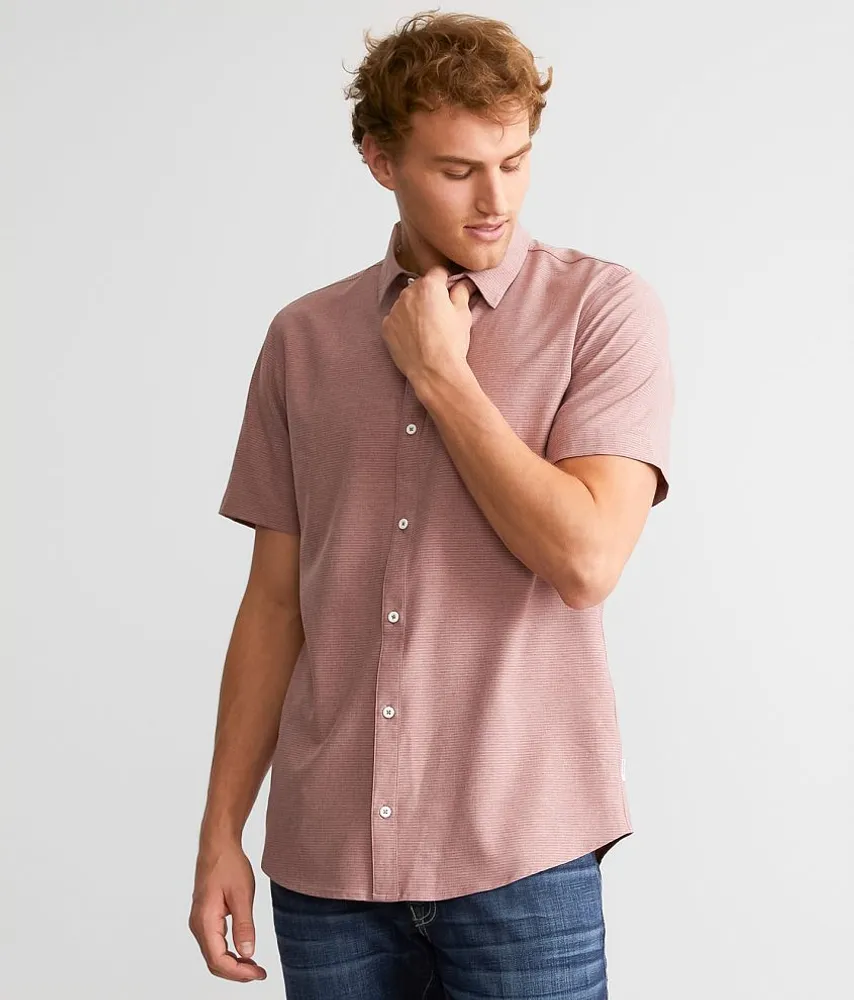 Striped Performance Stretch Shirt